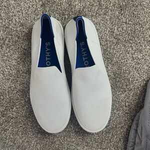 Rothy's women’s White Slip-On Loafers